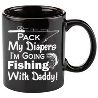 Fishing With Daddy 11oz C Handle Ceramic Mug