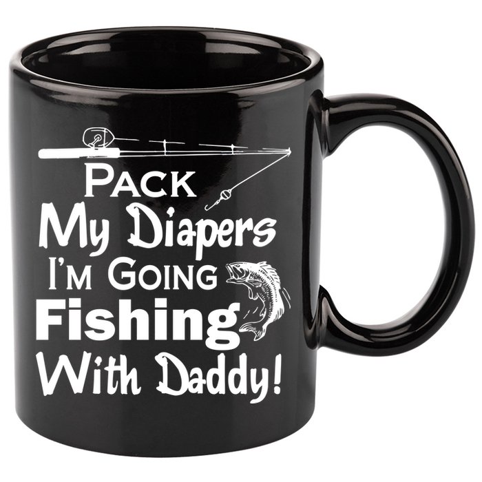 Fishing With Daddy 11oz C Handle Ceramic Mug