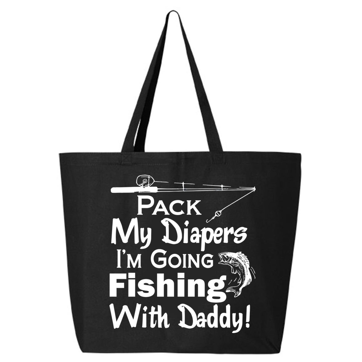 Fishing With Daddy 25L Jumbo Tote