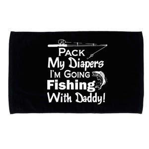 Fishing With Daddy Microfiber Hand Towel