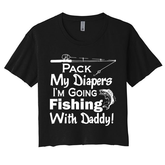 Fishing With Daddy Crop Top