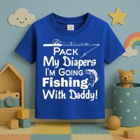 Fishing With Daddy Toddler T-Shirt