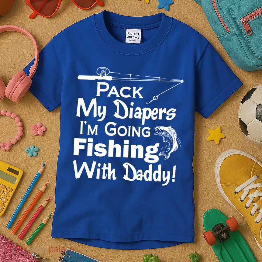 Fishing With Daddy Kids T-Shirt