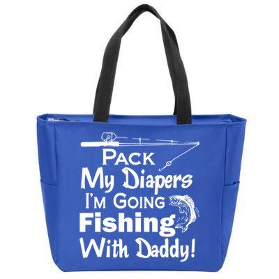 Fishing With Daddy Zip Tote Bag