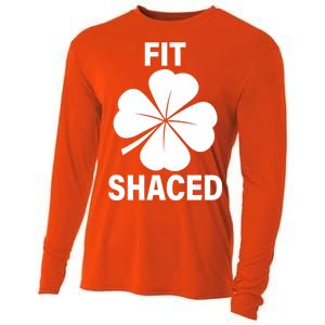 Fit Shaced Funny Irish Drinking Party Cooling Performance Long Sleeve Crew