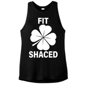 Fit Shaced Funny Irish Drinking Party Ladies PosiCharge Tri-Blend Wicking Tank