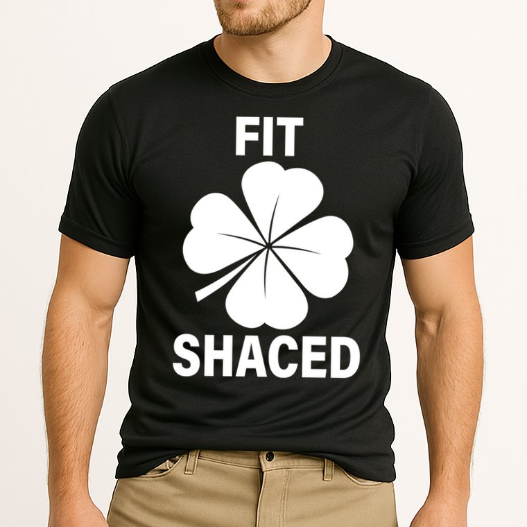 Fit Shaced Funny Irish Drinking Party Performance Shirt