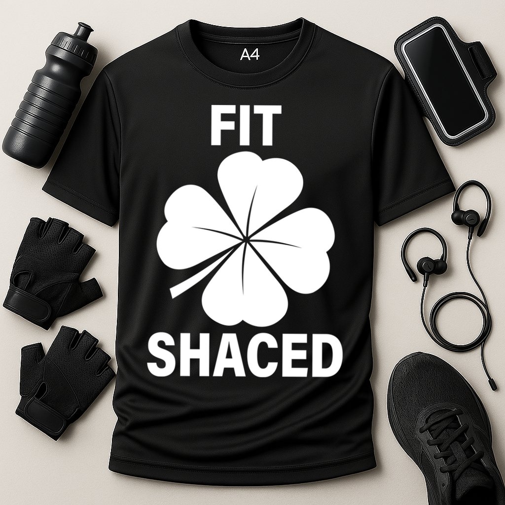 Fit Shaced Funny Irish Drinking Party Performance Shirt