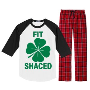 Fit Shaced Funny Irish Drinking Party Raglan Sleeve Pajama Set