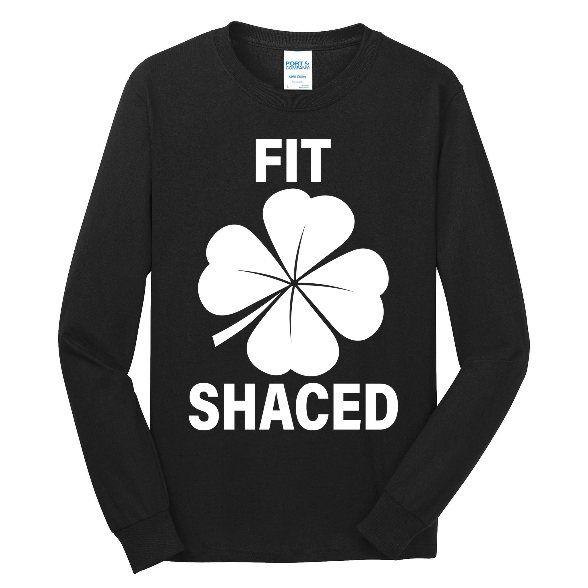Fit Shaced Funny Irish Drinking Party Tall Long Sleeve T-Shirt