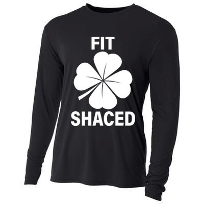 Fit Shaced Funny Irish Drinking Party Cooling Performance Long Sleeve Crew