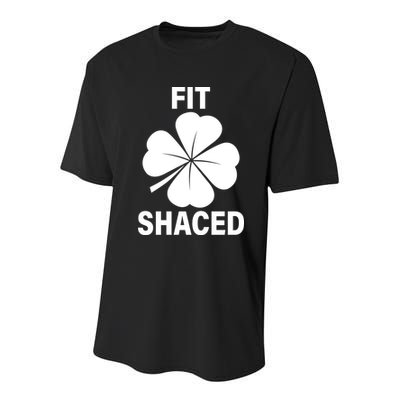 Fit Shaced Funny Irish Drinking Party Youth Performance Sprint T-Shirt