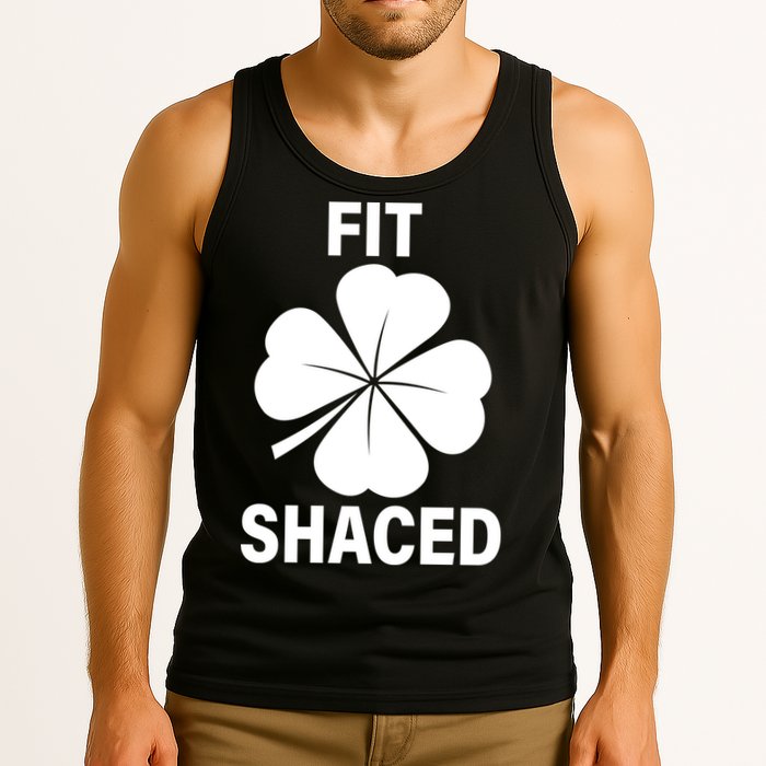 Fit Shaced Funny Irish Drinking Party Tank Top