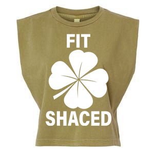 Fit Shaced Funny Irish Drinking Party Garment-Dyed Women's Muscle Tee