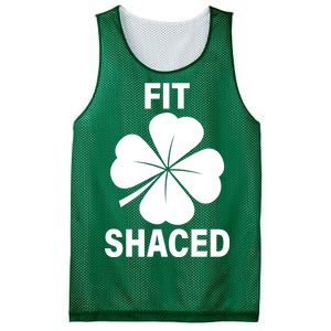 Fit Shaced Funny Irish Drinking Party Mesh Reversible Basketball Jersey Tank