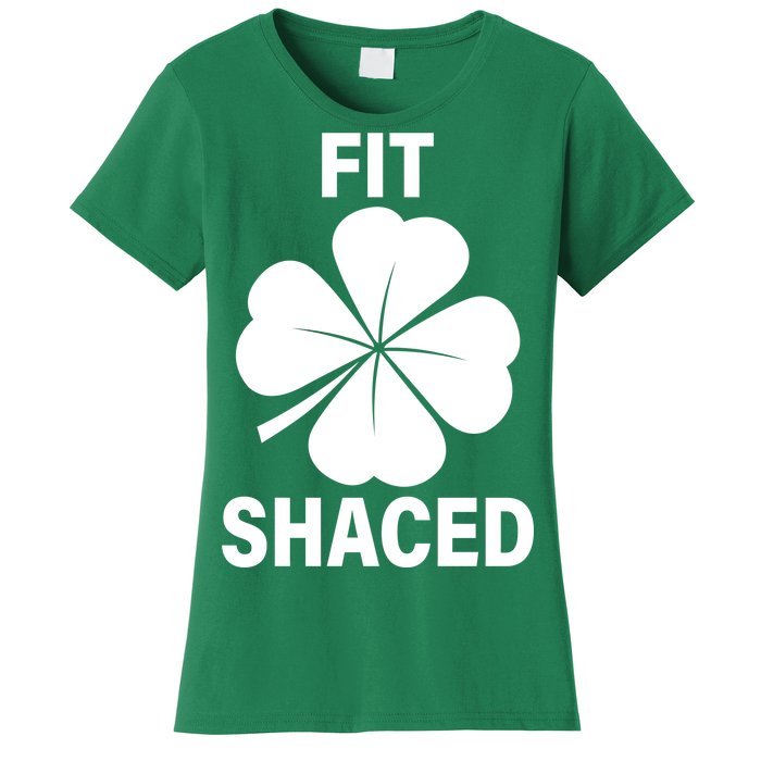 Fit Shaced Funny Irish Drinking Party Women's T-Shirt