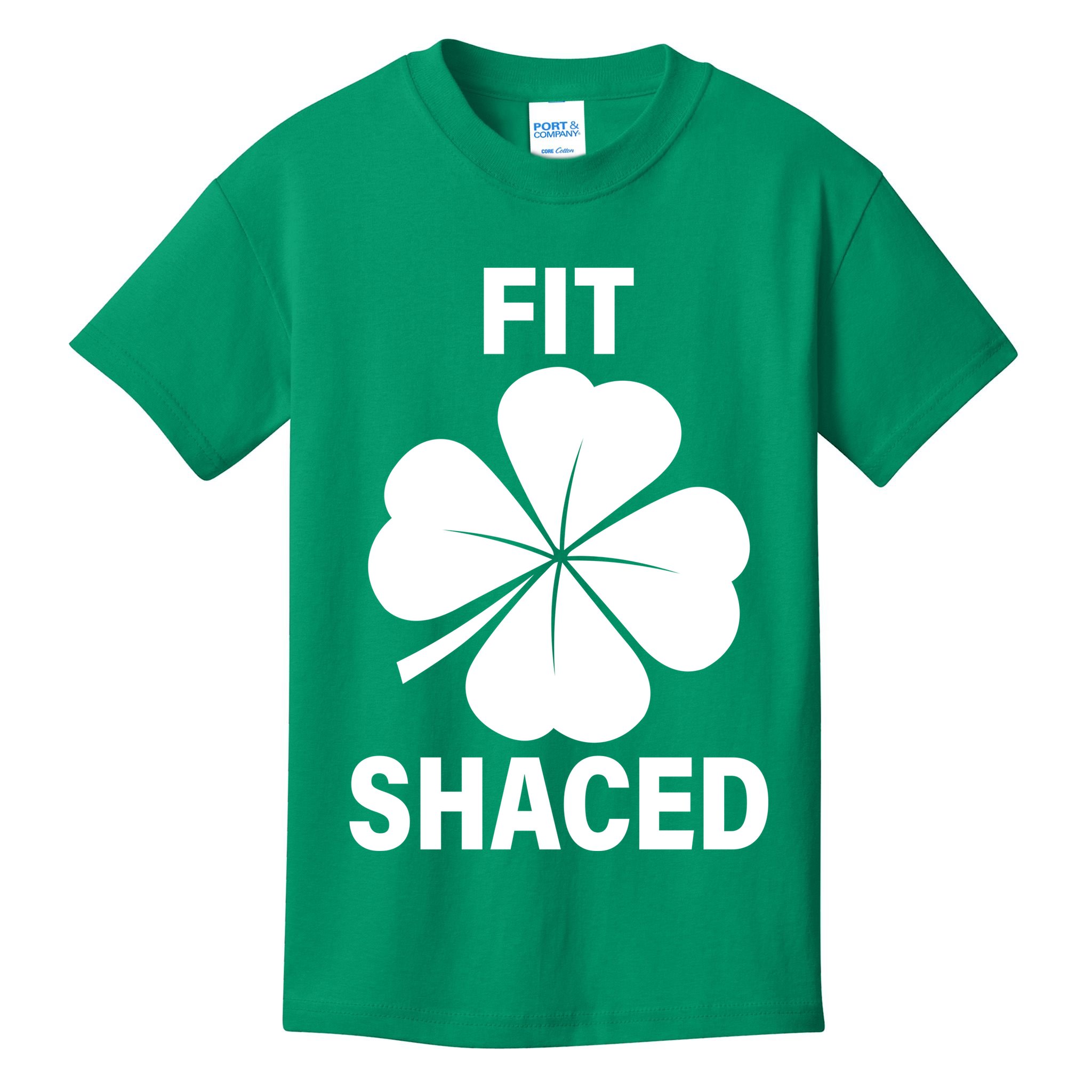 Fit Shaced Funny Irish Drinking Party Kids T-Shirt