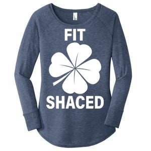 Fit Shaced Funny Irish Drinking Party Women's Perfect Tri Tunic Long Sleeve Shirt