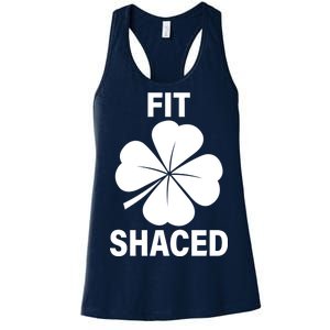 Fit Shaced Funny Irish Drinking Party Women's Racerback Tank