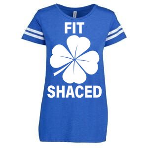 Fit Shaced Funny Irish Drinking Party Enza Ladies Jersey Football T-Shirt