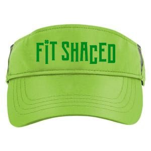 Fit Shaced Funny St. Patrick’s Day Adult Drive Performance Visor