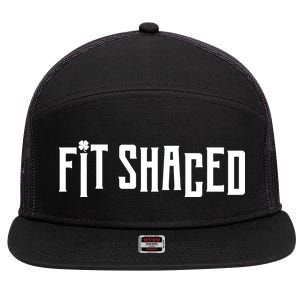 Fit Shaced Funny St. Patrick’s Day 7 Panel Mesh Trucker Snapback Hat