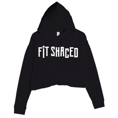 Fit Shaced Funny St. Patrick’s Day Crop Fleece Hoodie