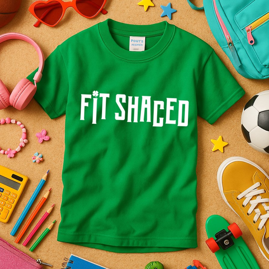 Fit Shaced Funny St. Patrick’s Day Kids T-Shirt
