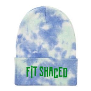 Fit Shaced Funny St. Patrick’s Day Tie Dye 12in Knit Beanie