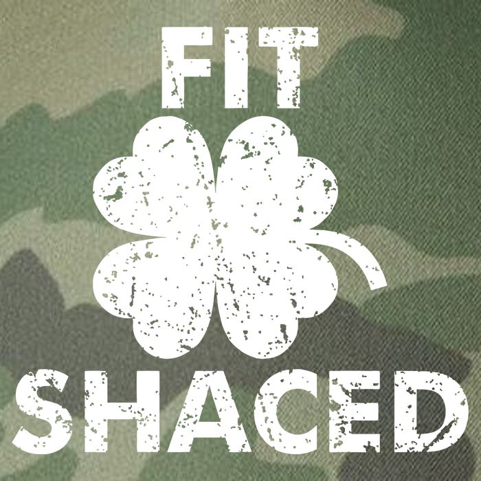 Fit Shaced Funny St. Patrick's Day Irish Clover Beer Drinking Legacy Tie Dye Trucker Hat