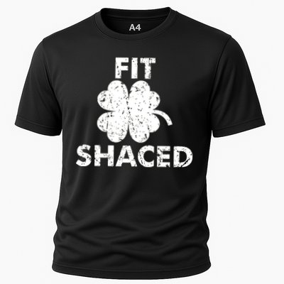 Fit Shaced Funny St. Patrick's Day Irish Clover Beer Drinking Performance Shirt