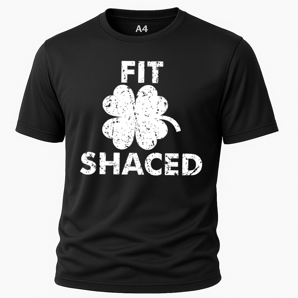 Fit Shaced Funny St. Patrick's Day Irish Clover Beer Drinking Performance Shirt