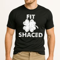Fit Shaced Funny St. Patrick's Day Irish Clover Beer Drinking Performance Shirt