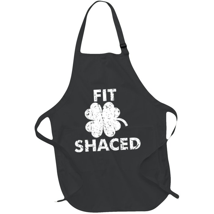 Fit Shaced Funny St. Patrick's Day Irish Clover Beer Drinking Apron