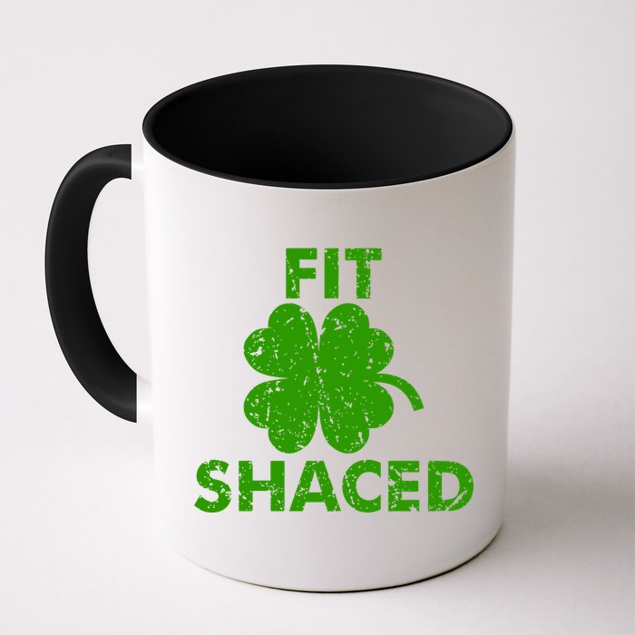 Fit Shaced Funny St. Patrick's Day Irish Clover Beer Drinking Mug