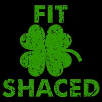 Fit Shaced Funny St. Patrick's Day Irish Clover Beer Drinking Mug