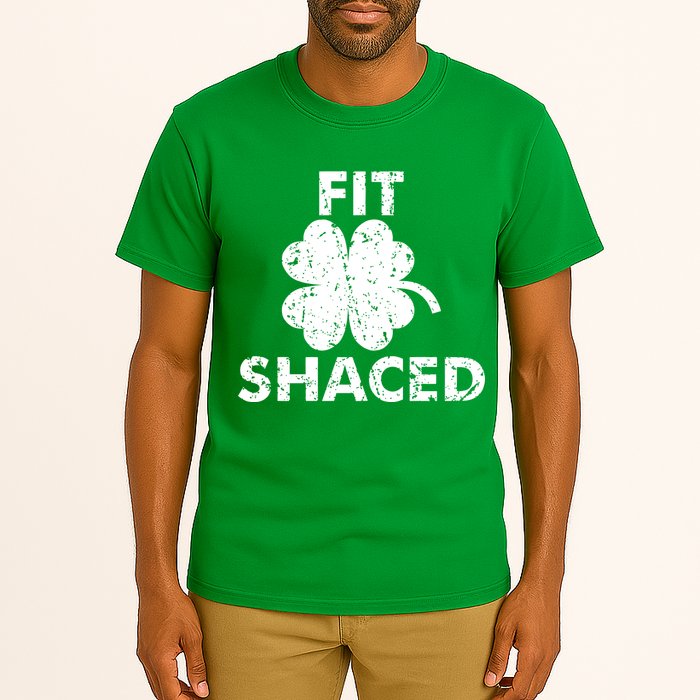 Fit Shaced Funny St. Patrick's Day Irish Clover Beer Drinking Tall T-Shirt