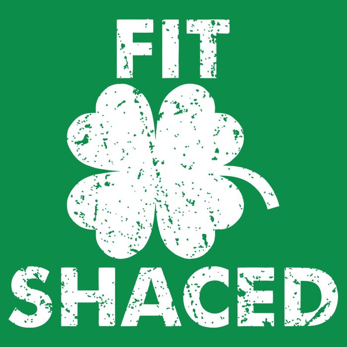 Fit Shaced Funny St. Patrick's Day Irish Clover Beer Drinking Baby Bodysuit