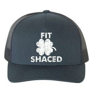 Fit Shaced Funny St. Patrick's Day Irish Clover Beer Drinking Yupoong Adult 5-Panel Trucker Hat