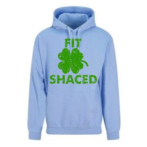 Fit Shaced Funny St. Patrick's Day Irish Clover Beer Drinking Unisex Surf Hoodie