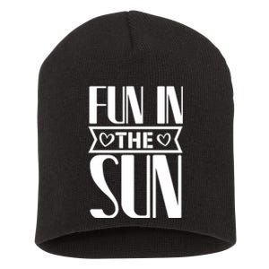 Fun In The Sun Short Acrylic Beanie