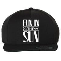 Fun In The Sun Wool Snapback Cap