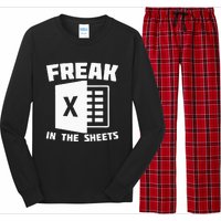 Freak In The Sheets Funny Accountant Analyst Secretary Long Sleeve Pajama Set