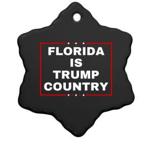 Florida Is Trump Country Ceramic Star Ornament