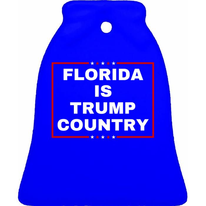 Florida Is Trump Country Ceramic Bell Ornament