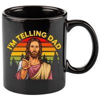 Funny IM Telling Dad Religious Christian Jesus Meme 11oz C Handle Ceramic Mug
