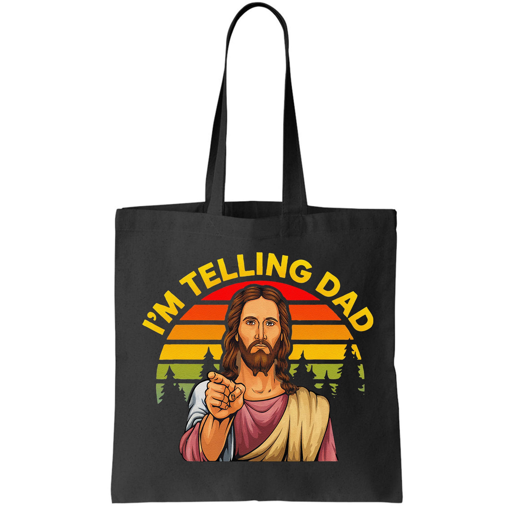 Funny IM Telling Dad Religious Christian Jesus Meme Bag