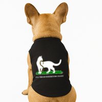 Funny Ill Tread Wherever I Want Cat Vs Tread On Me Snake Doggie Tank