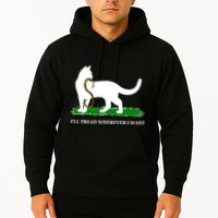 Funny Ill Tread Wherever I Want Cat Vs Tread On Me Snake Hoodie