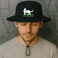 Funny Ill Tread Wherever I Want Cat Vs Tread On Me Snake Bucket Hat